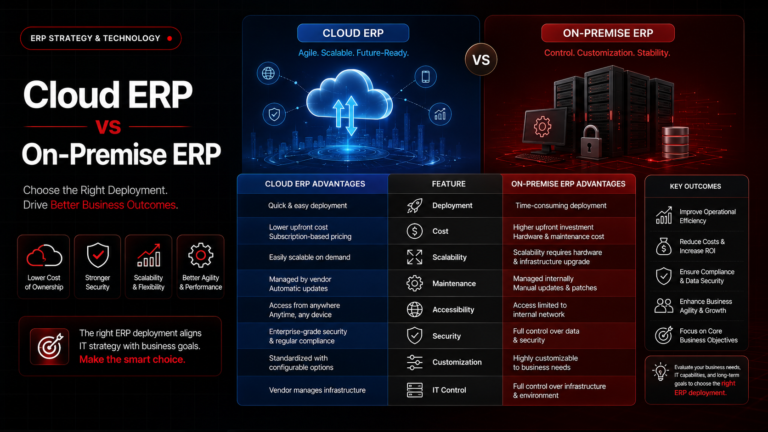 Oracle ERP implementation for enterprise organizations